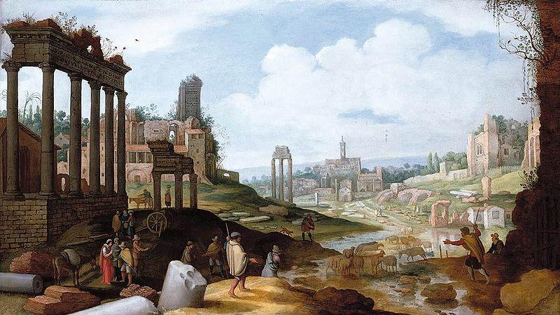 Willem van Nieulandt View of the Forum Romanum